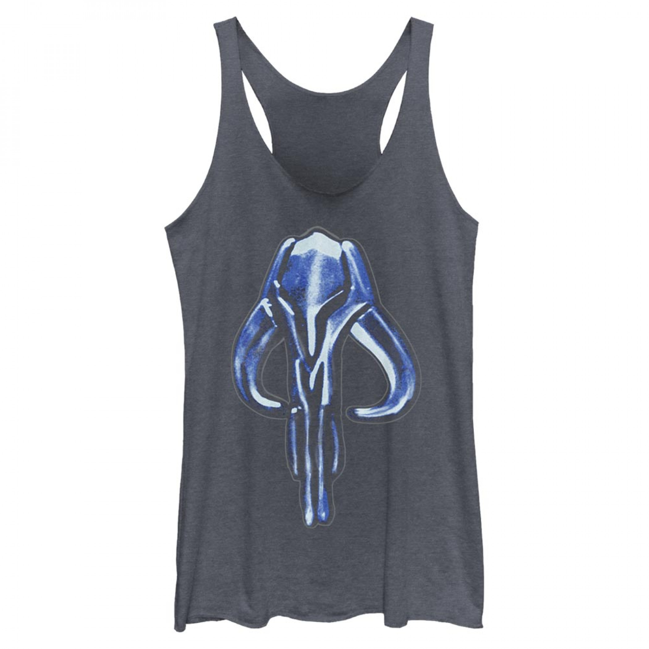 Star Wars The Mandalorian Over and Done With Junior's Racerback Tank Top